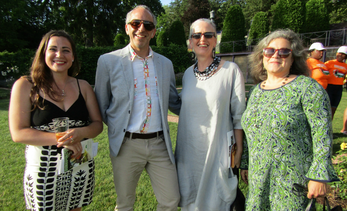 Courtney Kimball and Michael D. Andelman of Construct, with Eugenie Sills&nbsp;and&nbsp;Liana Toscanini