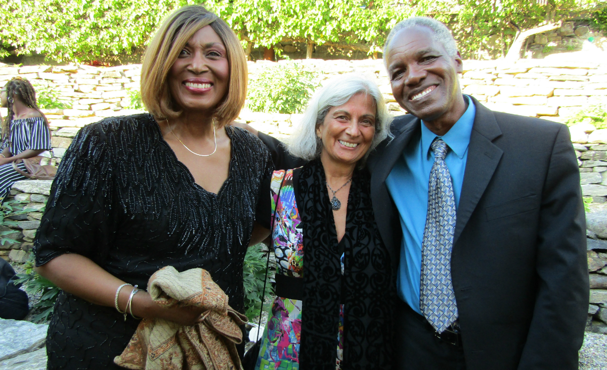Rev. Sheila Sholes-Ross,&nbsp;Kathleen McCallum&nbsp;and musician&nbsp;Rodney Mashia