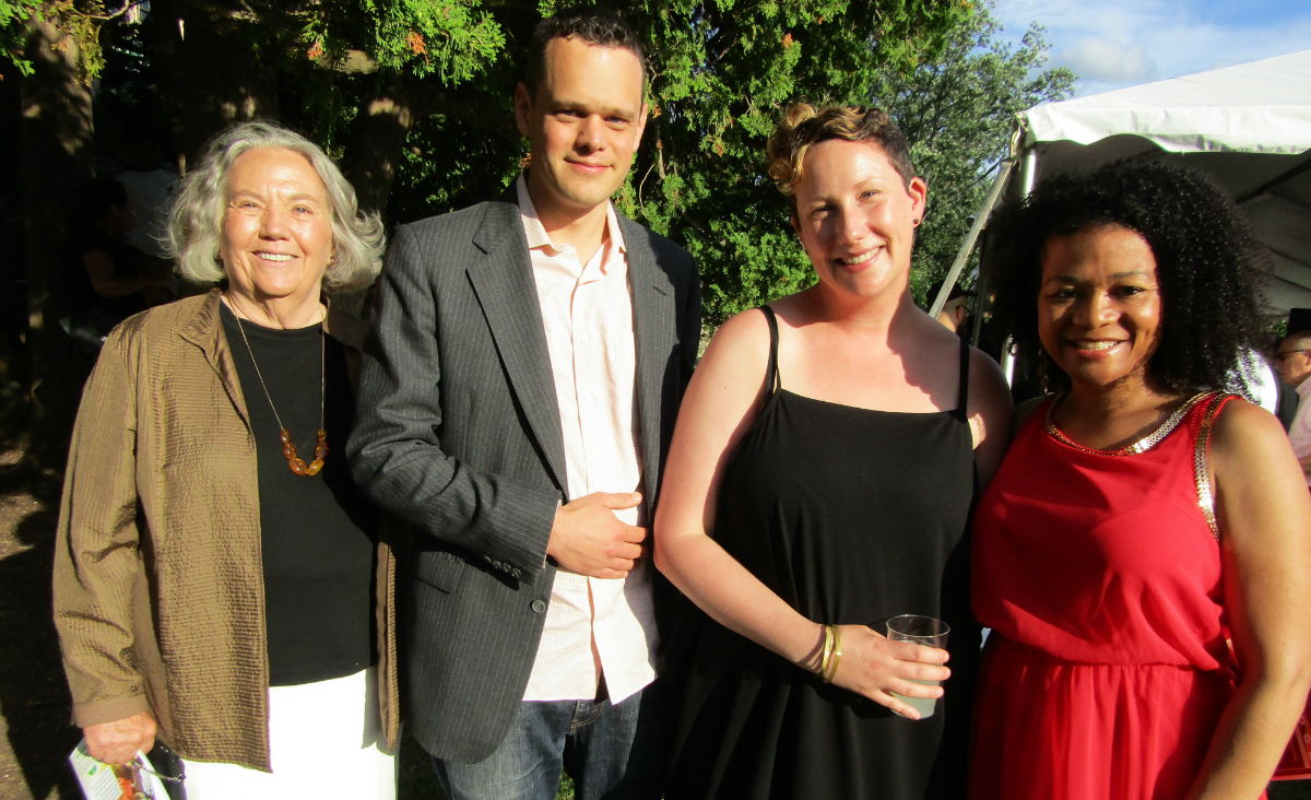 Susan Witt&nbsp;with&nbsp;Dan Neilson,&nbsp;Sara Mugridge&nbsp;and&nbsp;Eden-Renee Hayes of&nbsp;Bard College at Simon&#39;s Rock