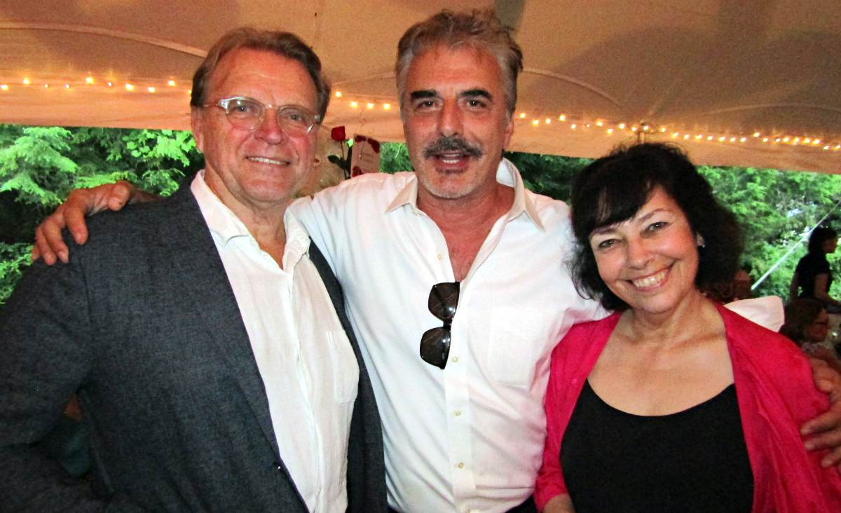 Actors&nbsp;David Rasche&nbsp;and&nbsp;Chris Noth&nbsp;with&nbsp;Kate Maguire
