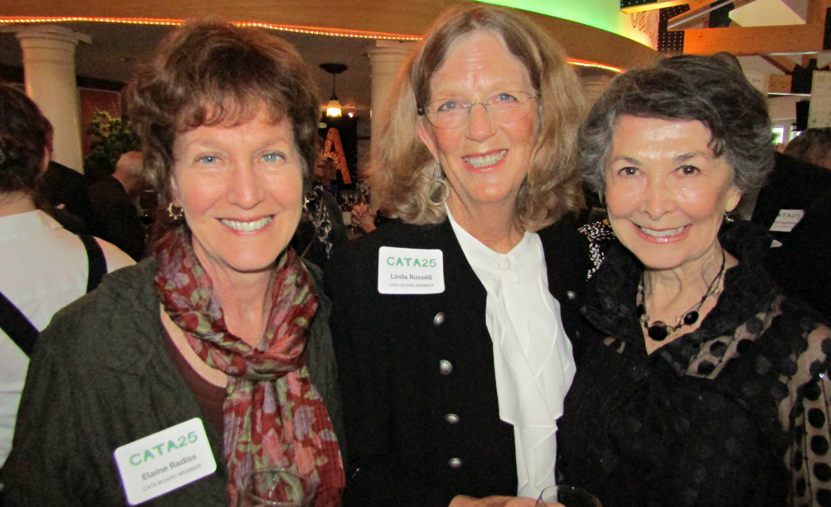 Board members&nbsp;Elaine Radiss&nbsp;and&nbsp;Linda Russell&nbsp;with&nbsp;Louise Cadigan