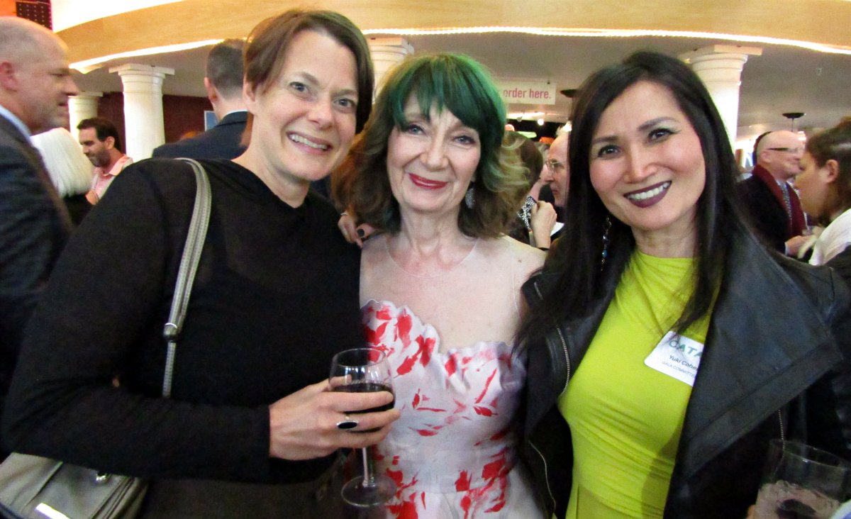 WAM Theatre&rsquo;s&nbsp;Kristen van Ginhoven,&nbsp;Vicki Bonnington&nbsp;and gala committee member&nbsp;Yuki Cohen