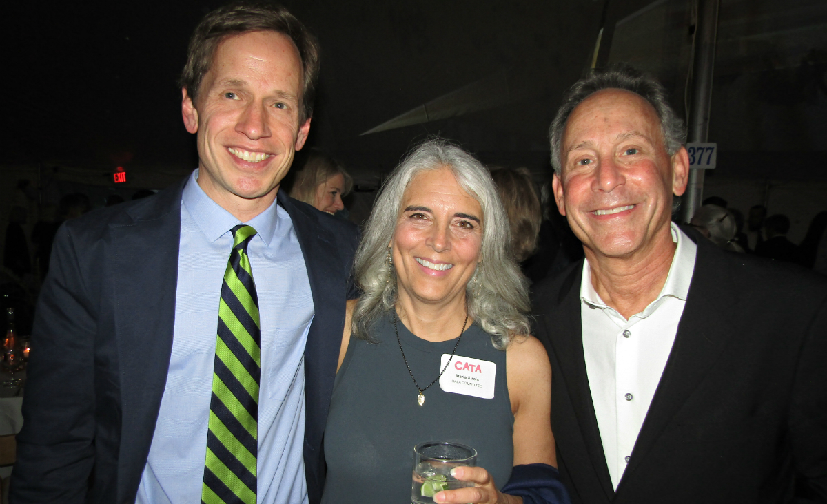 Stephen Alsdorf, gala committee member Maria Sirois and Herb Kantor