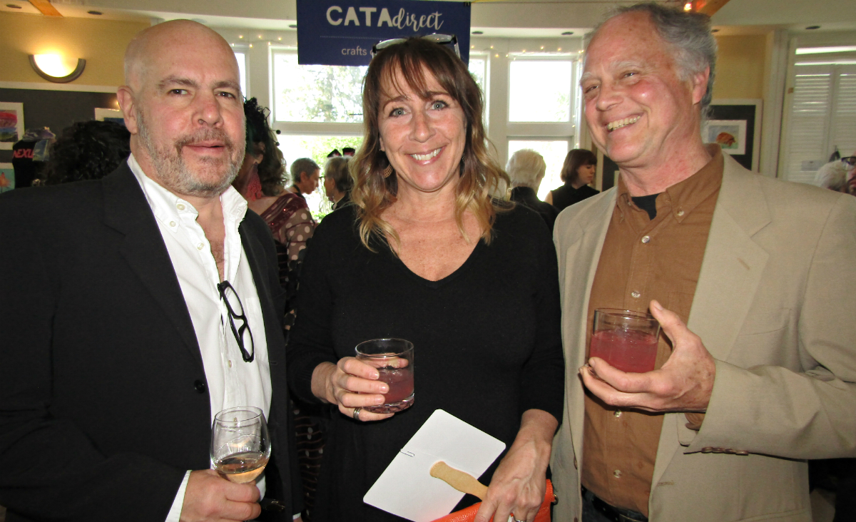 Will Schillinger and Beth Rose with artist&nbsp;Ron Ronan