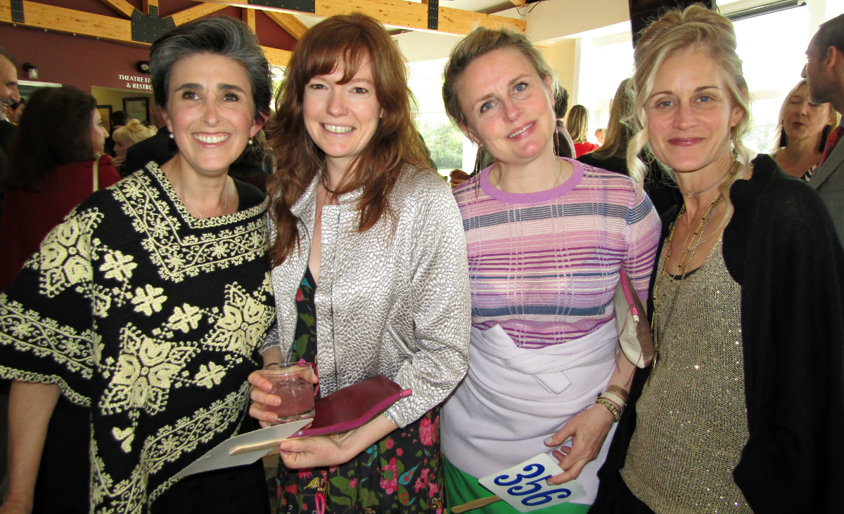 Eleanore Velez, Megan Kane, gala committee member Stephanie Iverson and Kari Harendorf