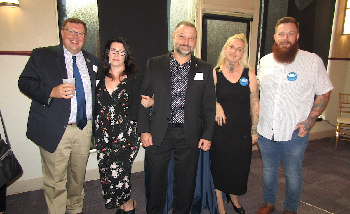 Town of Adams Administrator Jay Green, Leah Thompson, Pete White, Lindsey Marion and Luke Marion Town of Adams Administrator Jay Green, Leah Thompson, Pete White, Lindsey Marion and Luke Marion