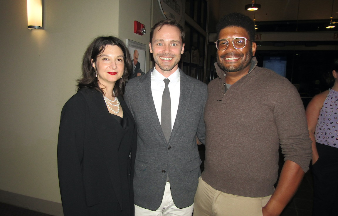 Nico Dery, Under 40 Change-maker finalist Andrew Fitch, and author Dennis Wall Nico Dery, Under 40 Change-maker finalist Andrew Fitch, and author Dennis Wall