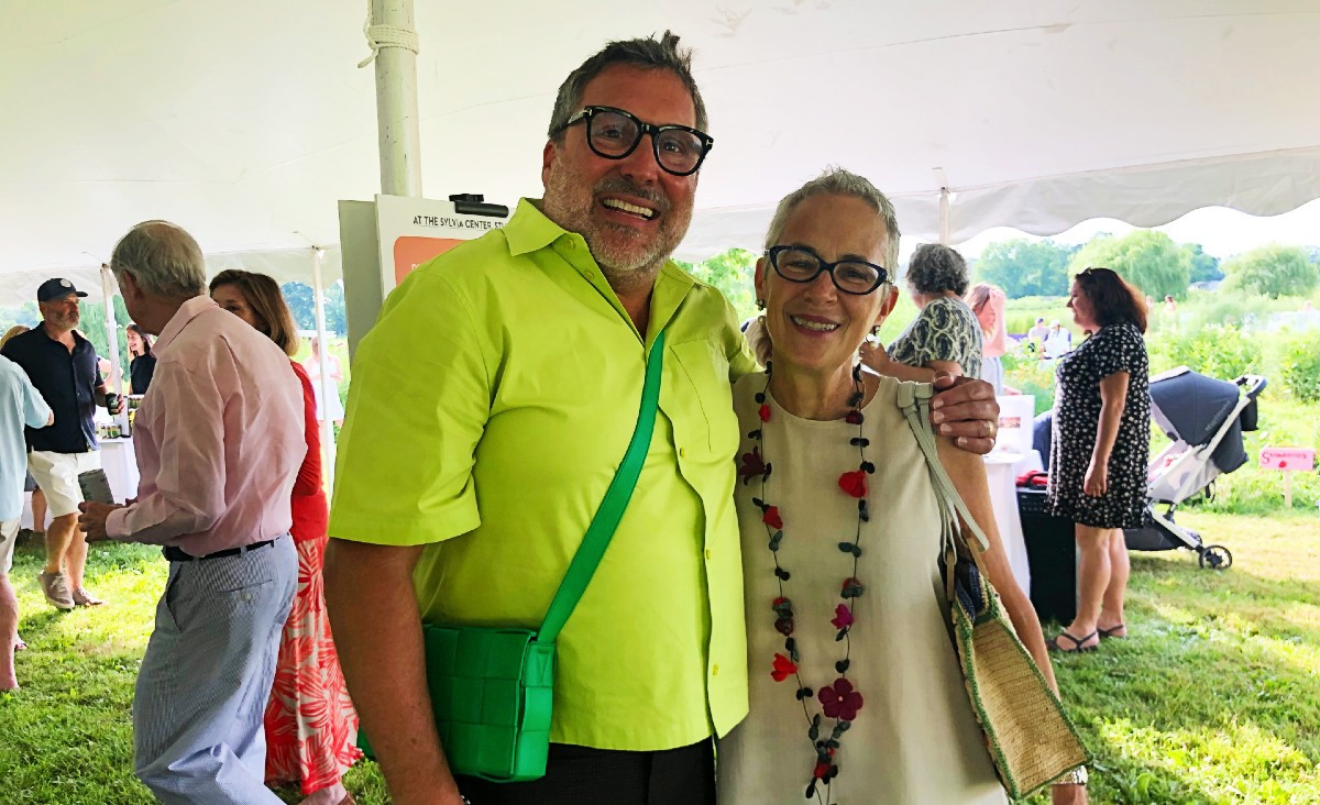 The Sylvia Center&#39;s Executive Director Jonathan Cetnarski with its founder, Liz Neumark