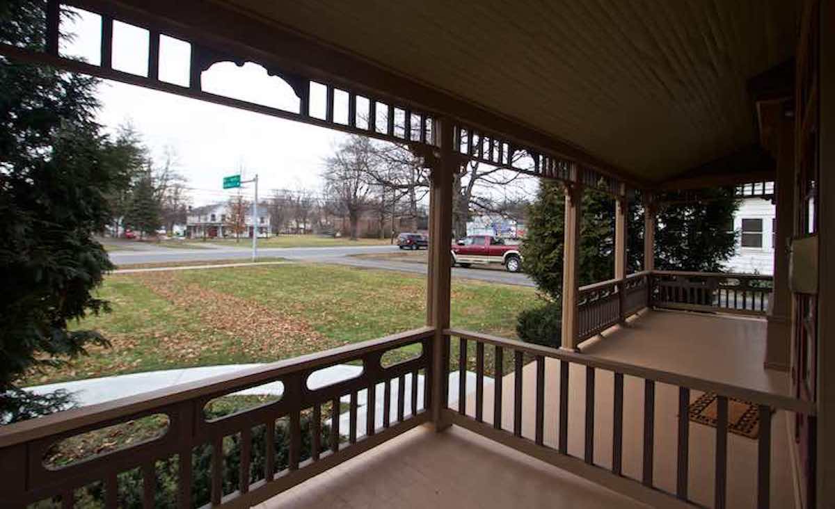 View from front porch