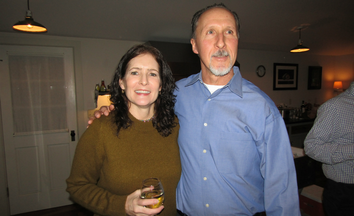 Robin Guthridge and board member Mark Reamer Robin Guthridge and board member Mark Reamer