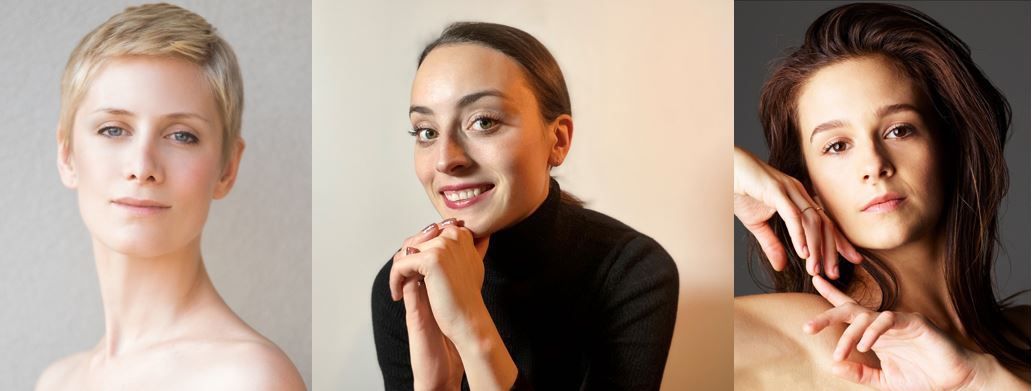 Choreographers Gemma Bond, Claire Davison, and Lauren Lovette