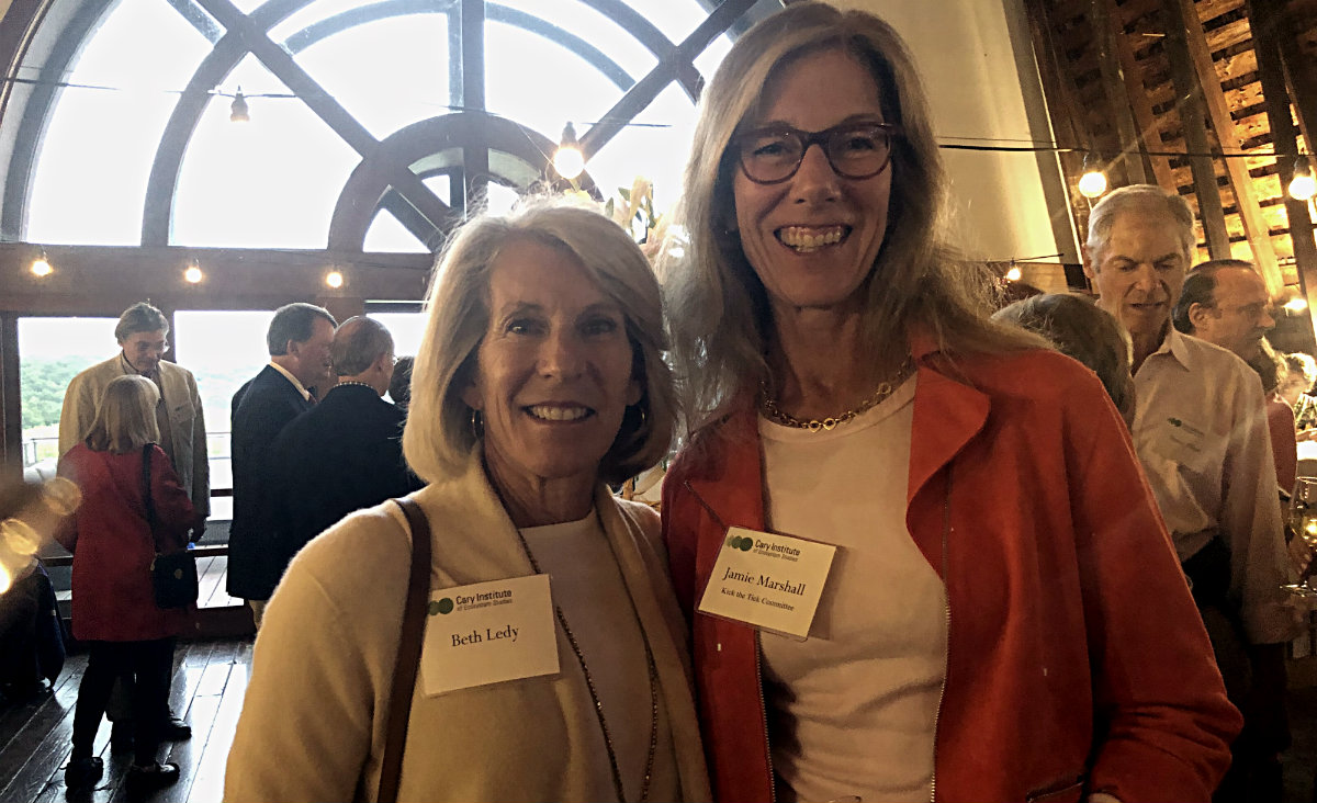 Beth Ledy and Jamie Marshall, Kick The Tick committee member