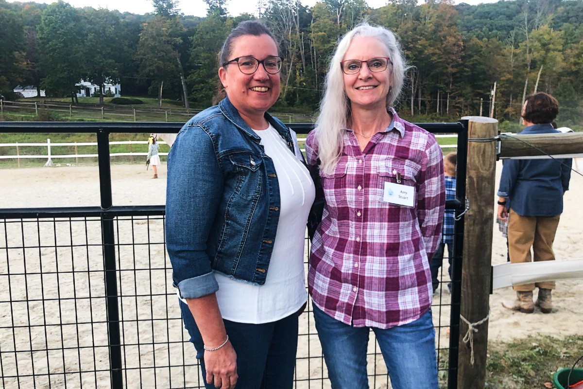 Jenny Corcoran and Amy Stuart