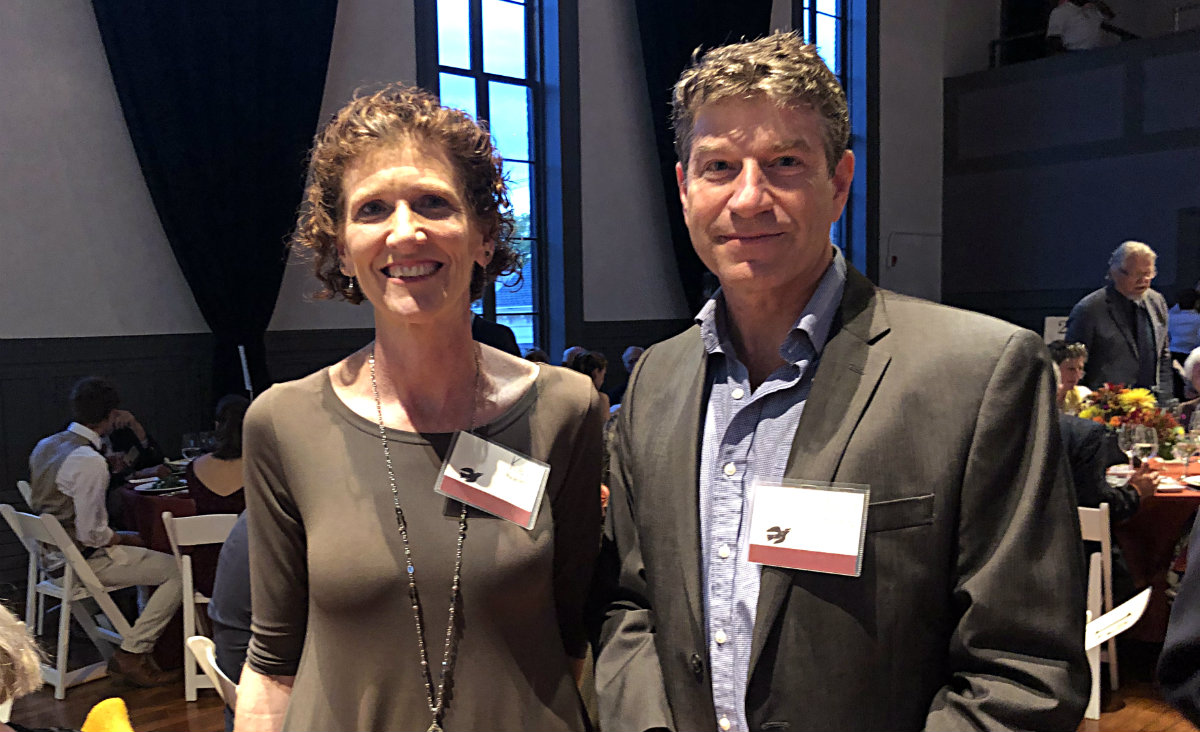 Kelly Mackerer, operations director at PS21, and David Grunberg