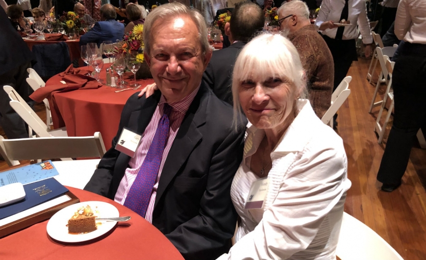 Gary Spielmann and honoree Wendy Power Spielmann at the Columbia Land Conservancy gala Gary Spielmann and honoree Wendy Power Spielmann at the Columbia Land Conservancy gala