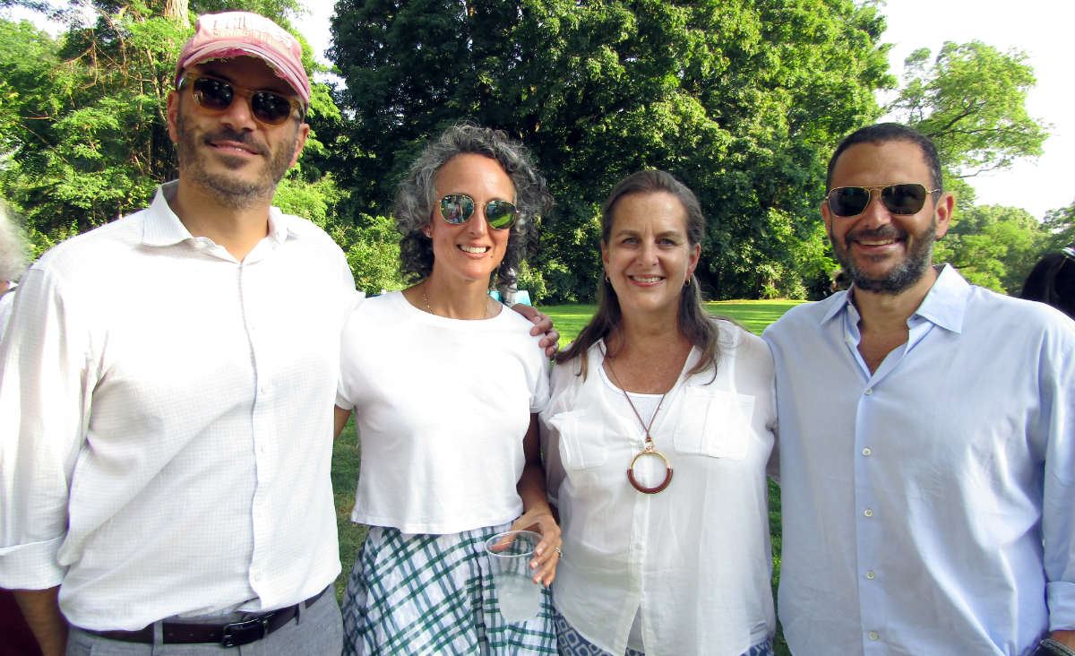 Steve and Alicia Ellis with board member Martha Petricof and Mark Petricof