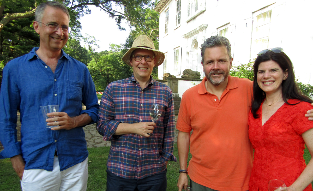 Burns Magruder, Earl Adams, and Jason and Mandy Hackett