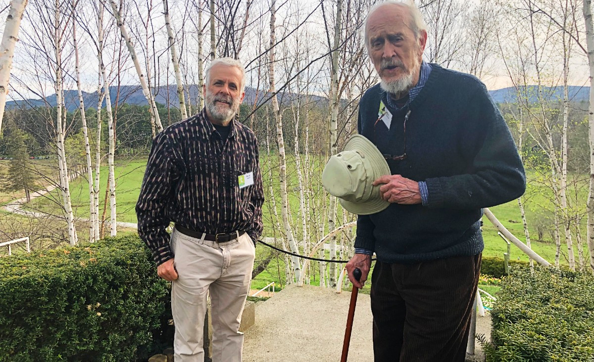 Cornwall residents and sculptors David Colbert and Tim Prentice, who said he received "cosmic criticism" from George Rickey and&nbsp;was "blessed by the master."&nbsp;
