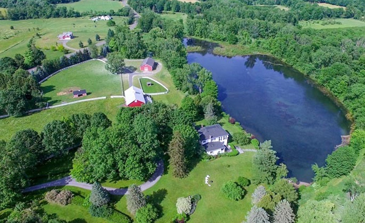 56-acre property with barn complex