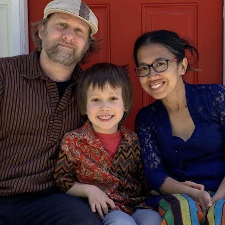 George Cox and I&#39;in&nbsp;Purwanti with Rya