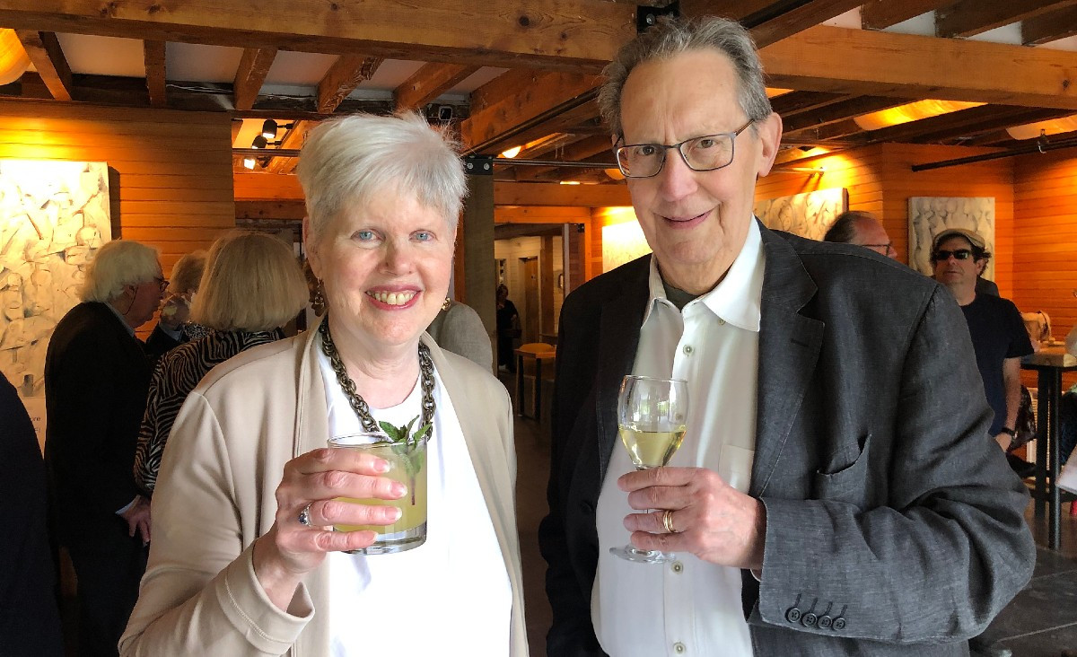 Terry Cerezola, a BOF board member, and Roger Tersell, a board member of The Mahaiwe