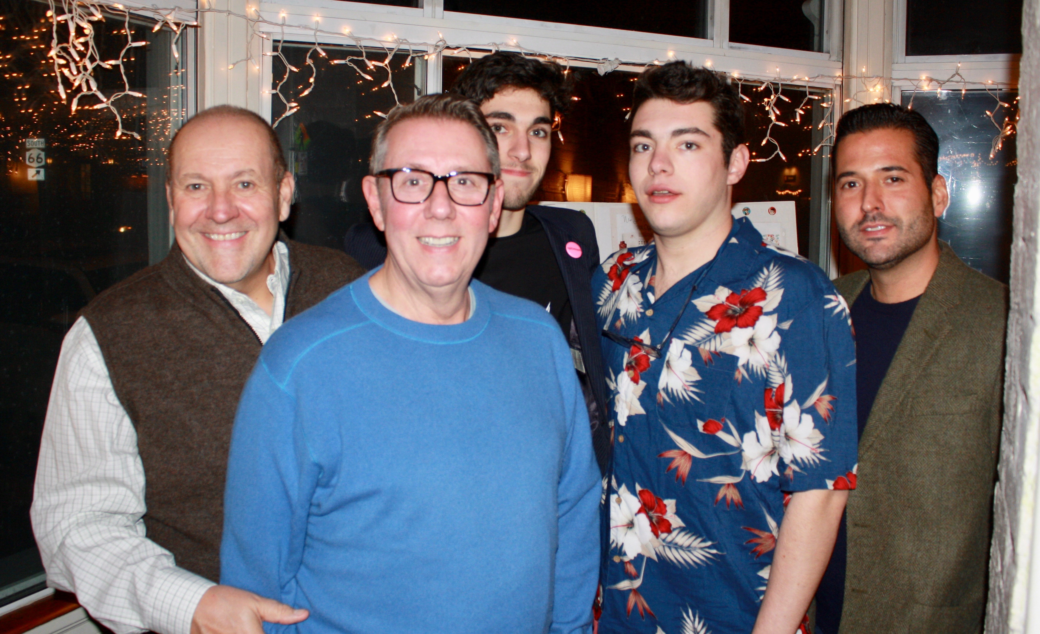 Craig Cunningham, Richard Feinman, twins Max and Gunner Wordon and attorney&nbsp;Renato Matos.