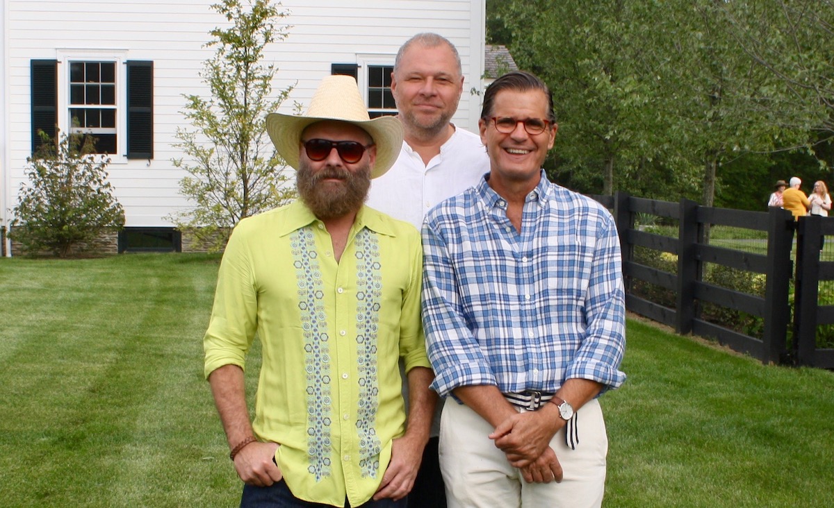 Owen Davidson, Olana Landscape Curator Mark Prezorski and Stephen Henderson.