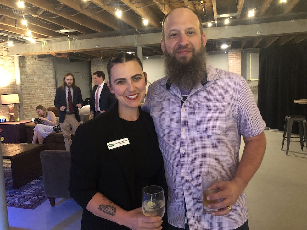 Healther Dell-Amore, a board member, and Scott Dell'Amore Healther Dell-Amore, a board member, and Scott Dell'Amore