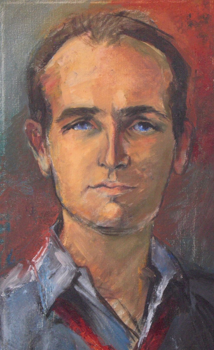 The artist as a young man.