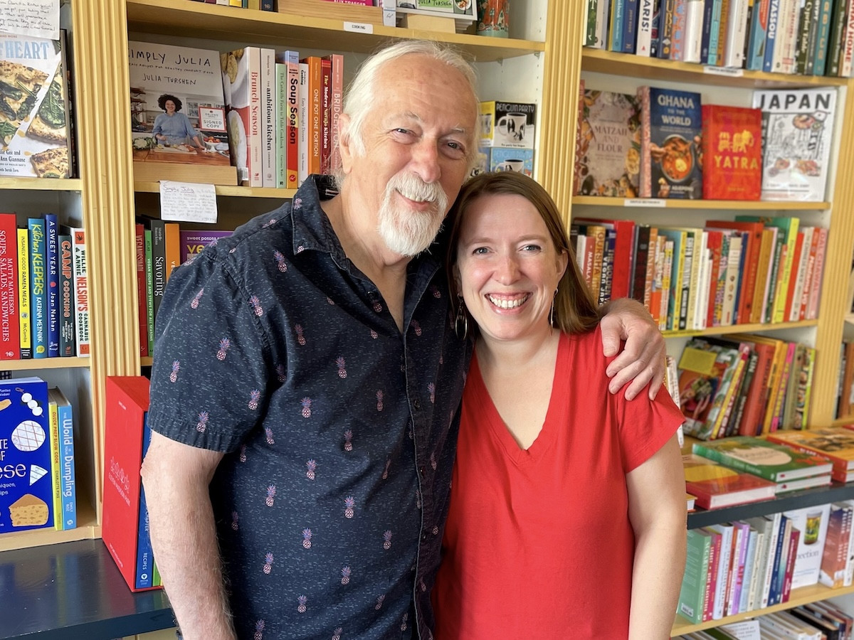 Dick and Suzanna Hermans, the Father and Daughter behing Oblong Books. Dick and Suzanna Hermans, the Father and Daughter behing Oblong Books.