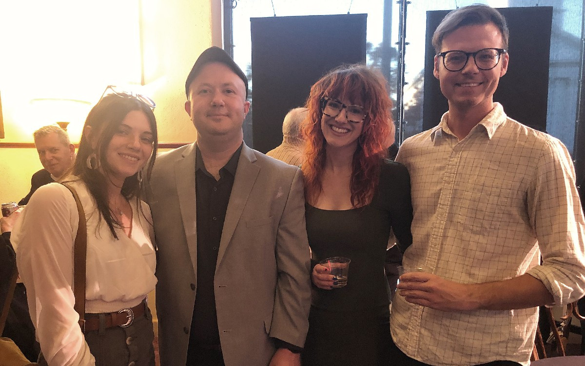 Erin Dillon, Luke Fitzgerald, founder of Love of T, Serena Johnson, and Joel Kropinski&nbsp;