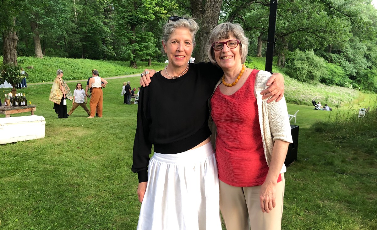 Hudson Hall Executive Director Tambra Dillon and Director of Fund Development Sara Pasti