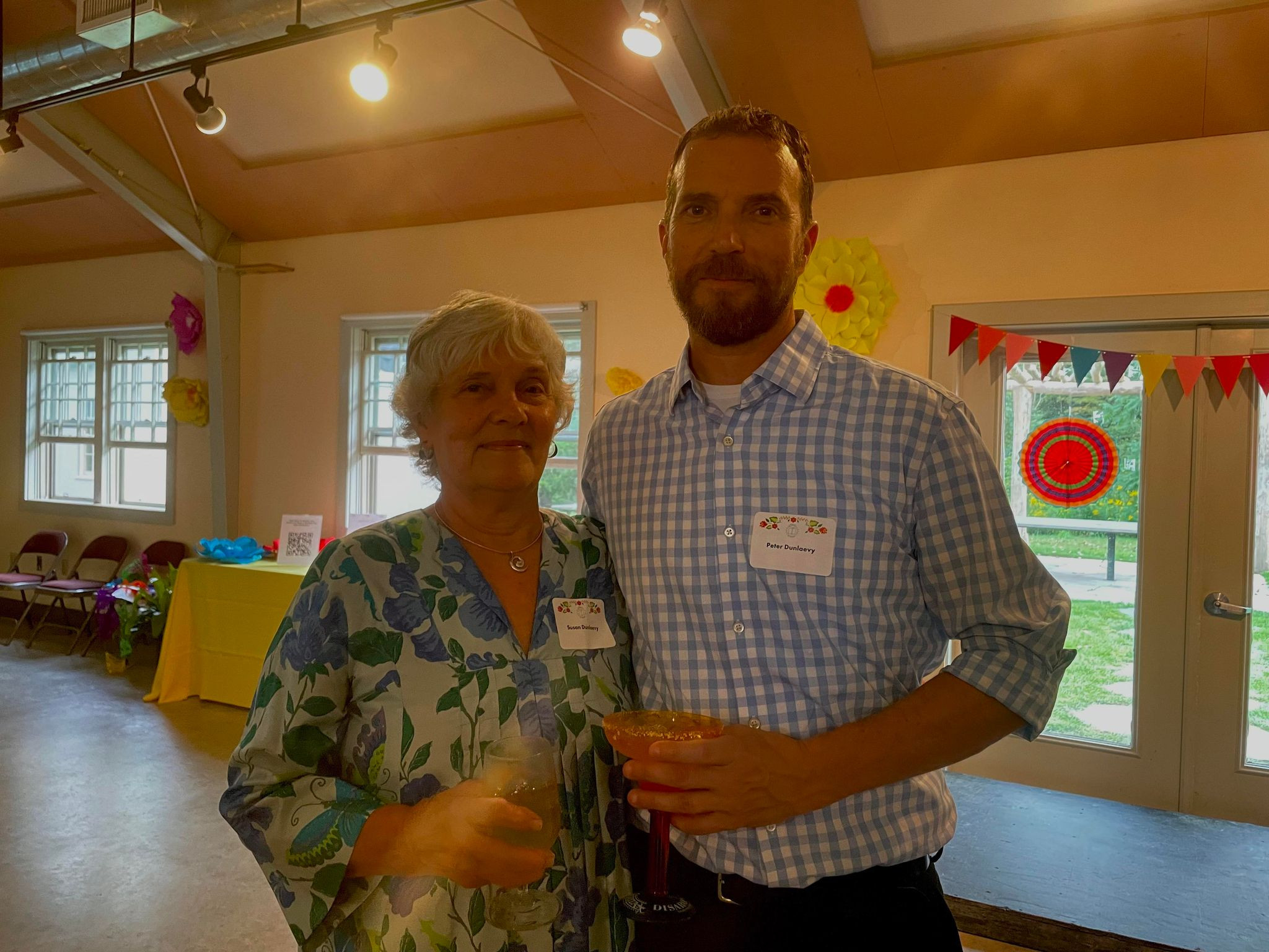 Susan Dunlaevy, wife of honoree&nbsp;Bill Dunlaevy, with their son&nbsp;Peter Dunlaevy&nbsp;&nbsp;