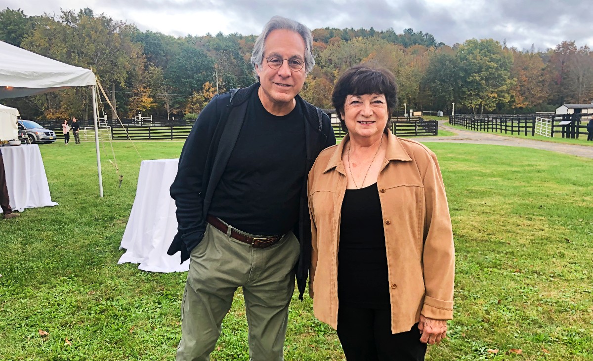Drummer Max Weinberg and Susan Wagner, founder of Equine Advocates