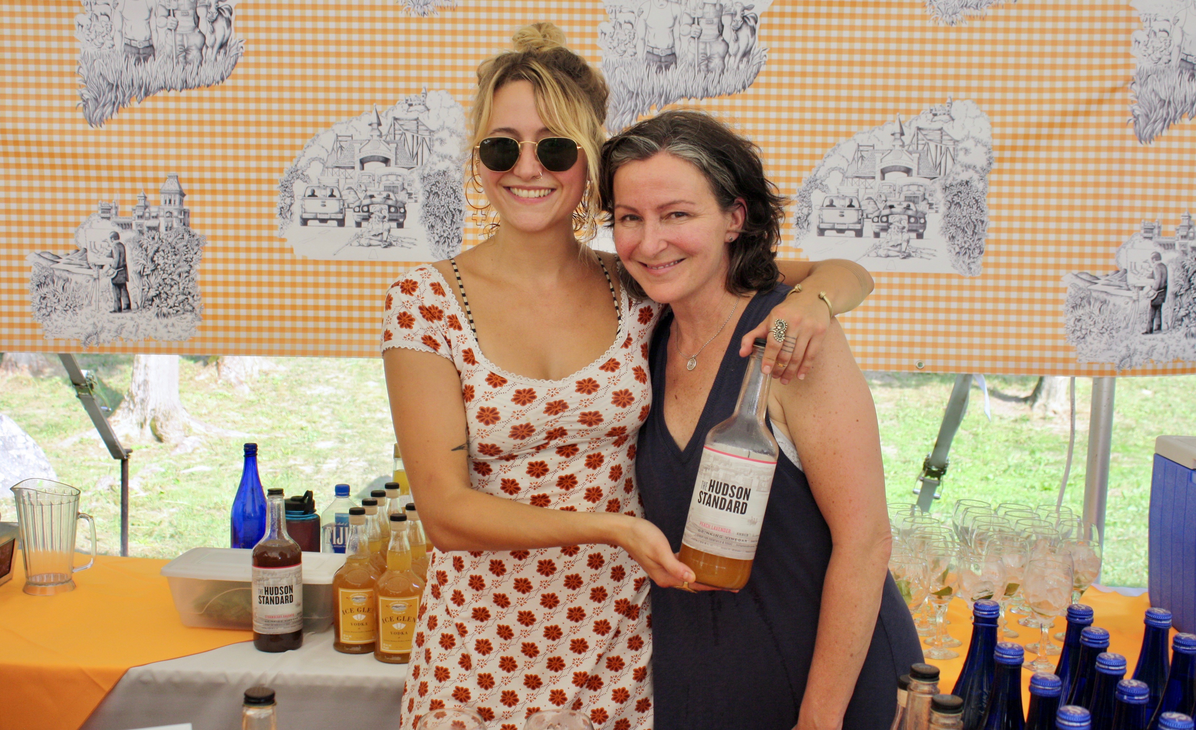 The Hudson Standard&#39;s&nbsp;Emily Oephelia and Marianna Corville did their best to keep everyone cool with signature cocktails featuring their gourmet mixers.