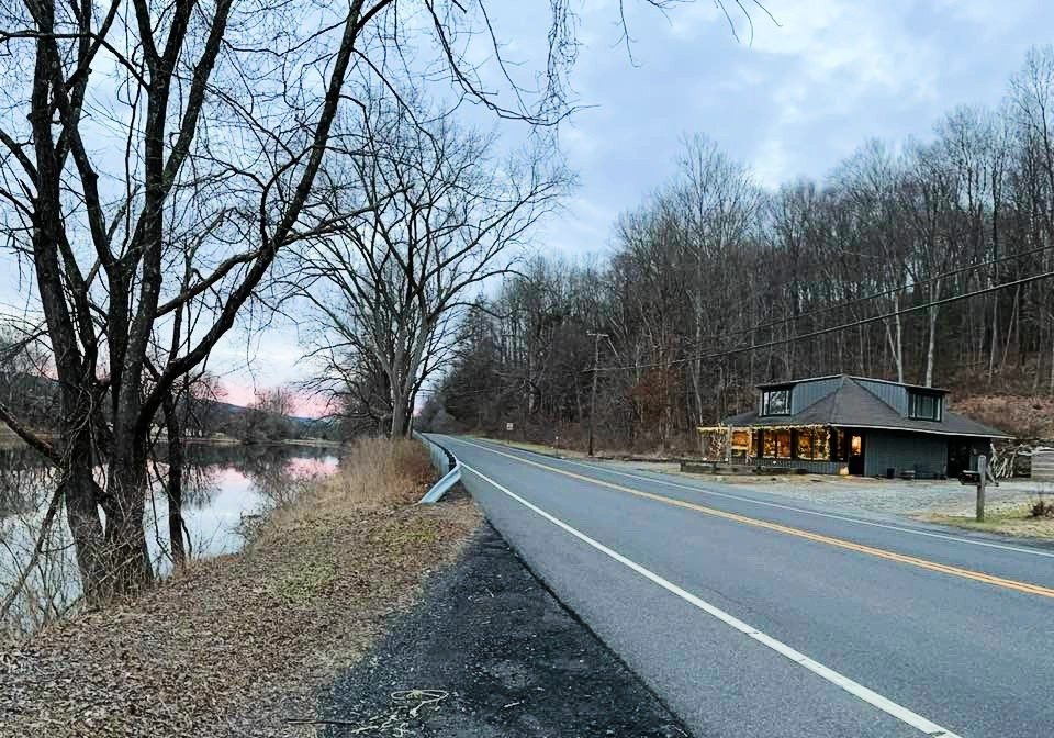 Rustic Gardens is located across the road from the Housatonic River. - Rustic Gardens