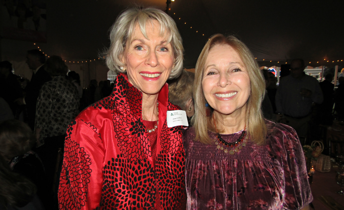 Gala committee member Lisa Cohen with Carol Solomon