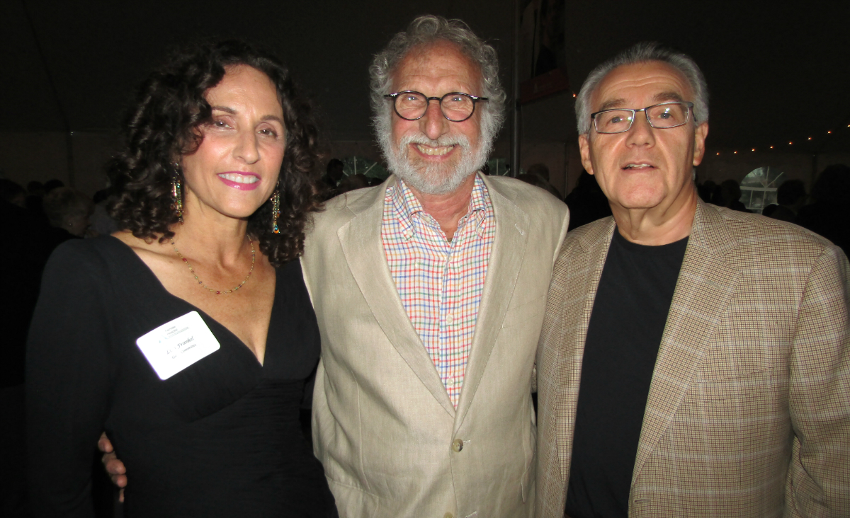 Gala committee member Lisa Frankel, Larry Frankel and Ben Silberstein