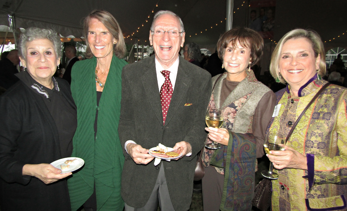 Jane Glaser, Ann Barrett, Ed Grossman, Kathy Karson and gala co-chair Anne Schnesel