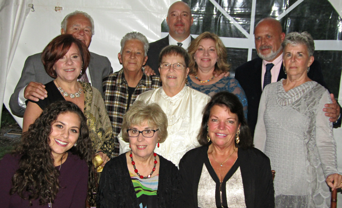 Nurses and friends came out to support and celebrate Doreen Hutchinson.
