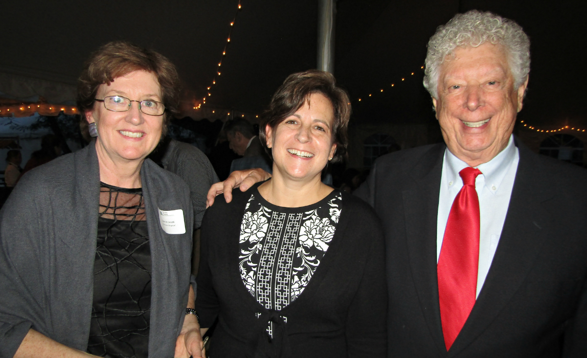 Lauren Smith, Fairview&#39;s&nbsp;Director of Community Relations and Development, with Great Barrington Town Manager Jennifer Tabakin, and Fairview&#39;s President Gene Dellea