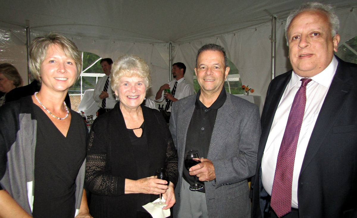 Betsy Strickler, Sheila Marinaro, Vin Marinaro&nbsp;and Chris Phillips, board president of Community Health Partners
