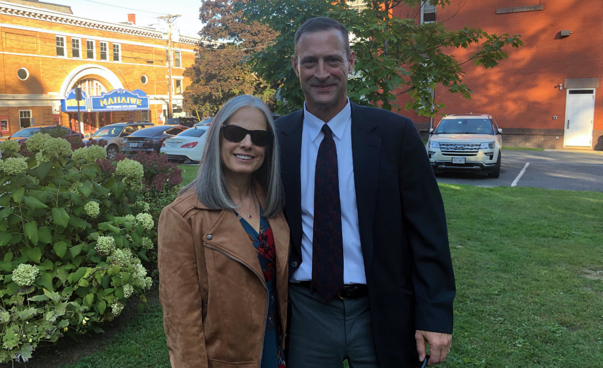 Joan Pezzano, director of maternity services, and Jeff Collingwood