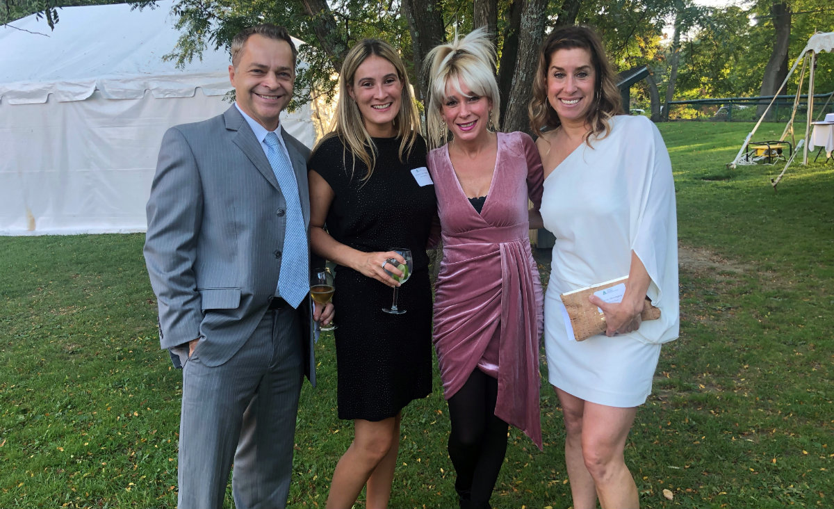 Chiropractor John Van Wagner, Julianna Van Wagner, Jessica Lynan and interior designer Carrie Herrington