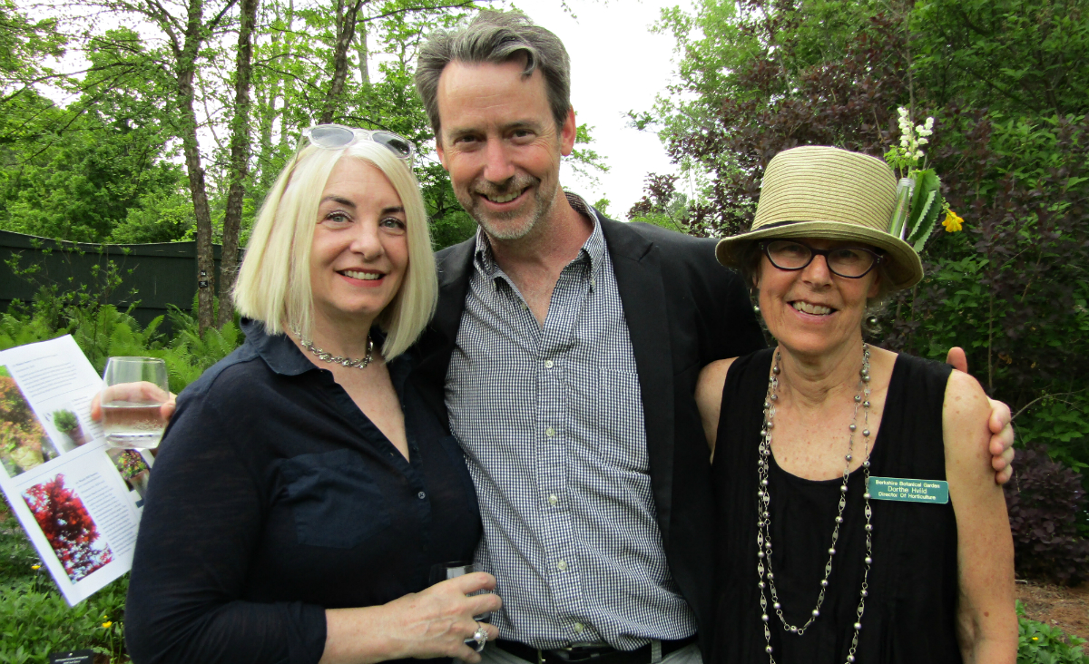 Maura Griffin,&nbsp;Joe Carry&nbsp;and BBG&rsquo;s Director of Horticulture&nbsp;Dorthe Hviid