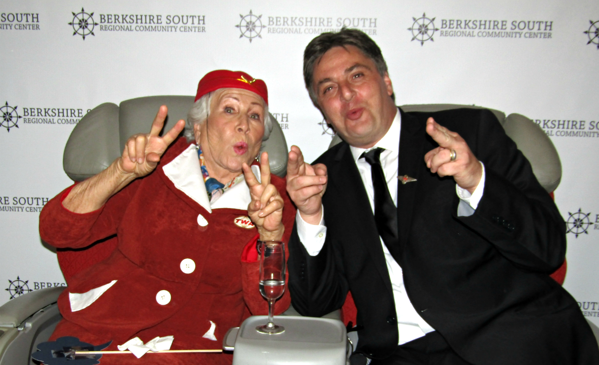 Bobbie Hallig and her son, Oskar Hallig, whose event-planning company, Only In My Dreams Events, went all out for his mom's fete. Bobbie Hallig and her son, Oskar Hallig, whose event-planning company, Only In My Dreams Events, went all out for his mom's fete.