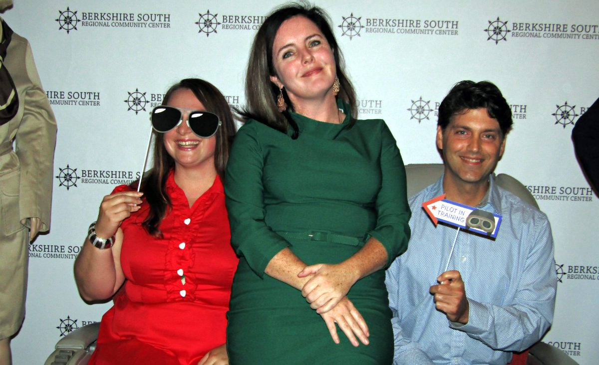 Carly Gaherty, Noel Henebury and Michael Rousseau take advantage of the photo booth Carly Gaherty, Noel Henebury and Michael Rousseau take advantage of the photo booth