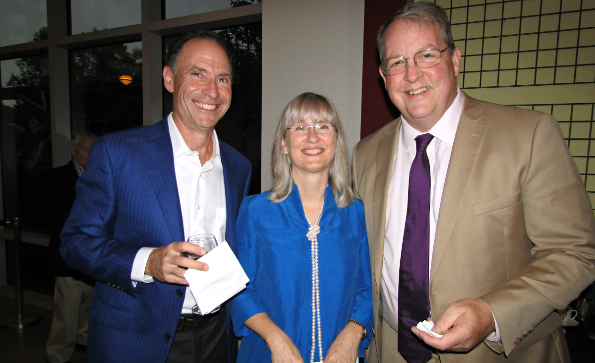 Board member Adam Hersch with former board member Janis Martinson and Steve Sagarin Board member Adam Hersch with former board member Janis Martinson and Steve Sagarin