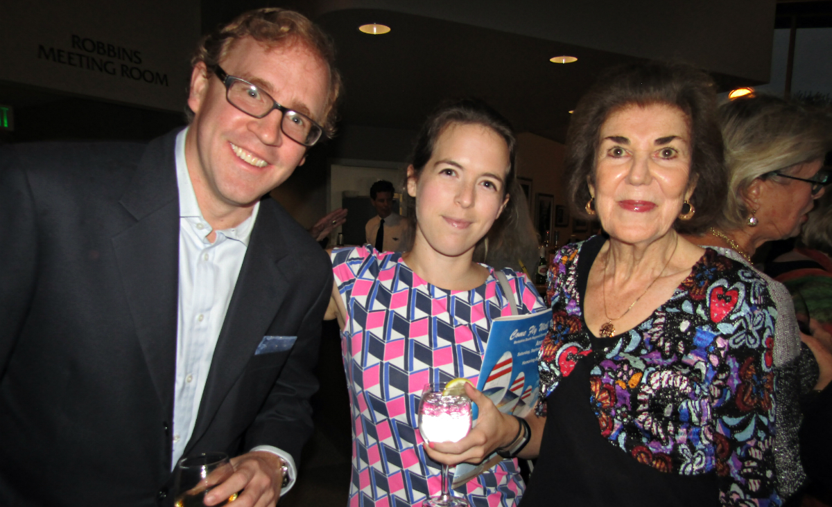 Dan Schaeffer, Jessica Bartle and Barbara Manring, a board member and former honoree Dan Schaeffer, Jessica Bartle and Barbara Manring, a board member and former honoree