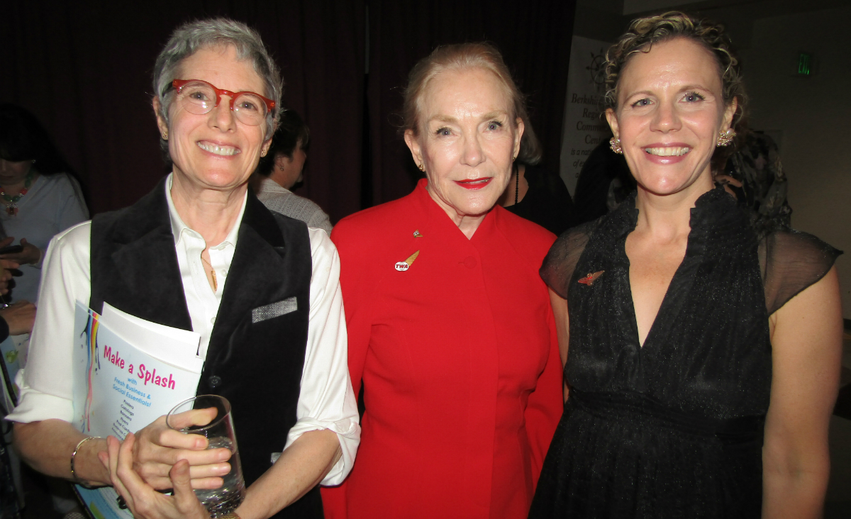 Vickie Shufton, Mary Carol Rudin and Jenise Lucey, Berkshire South's executive director Vickie Shufton, Mary Carol Rudin and Jenise Lucey, Berkshire South's executive director